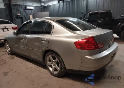 2003 Infiniti G35 Luxury Leather z USA, uszkodzony, nr VIN JNKCV51E43M007406